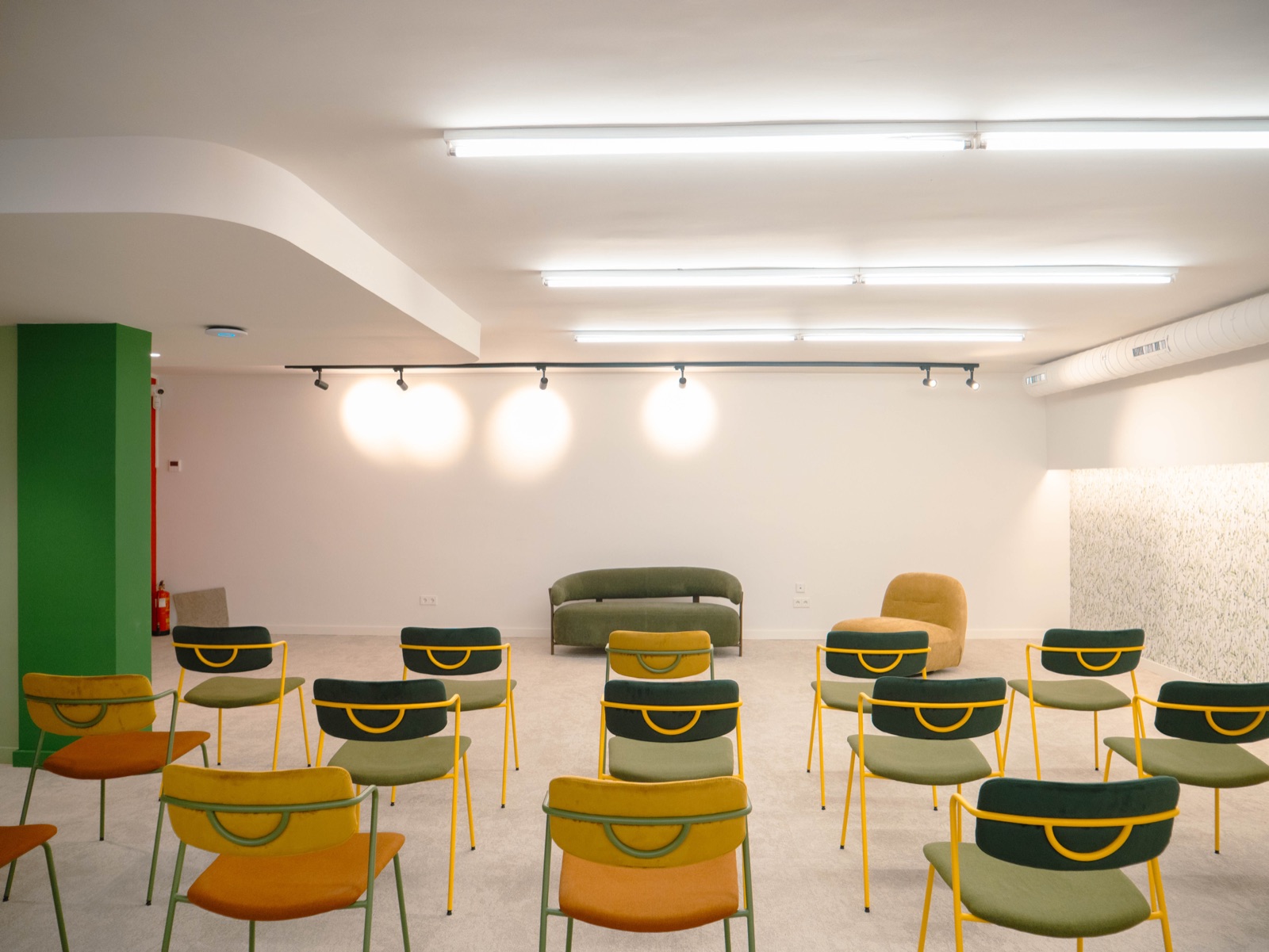 Sala polivalente de B58 Coworking, hasta 50 personas